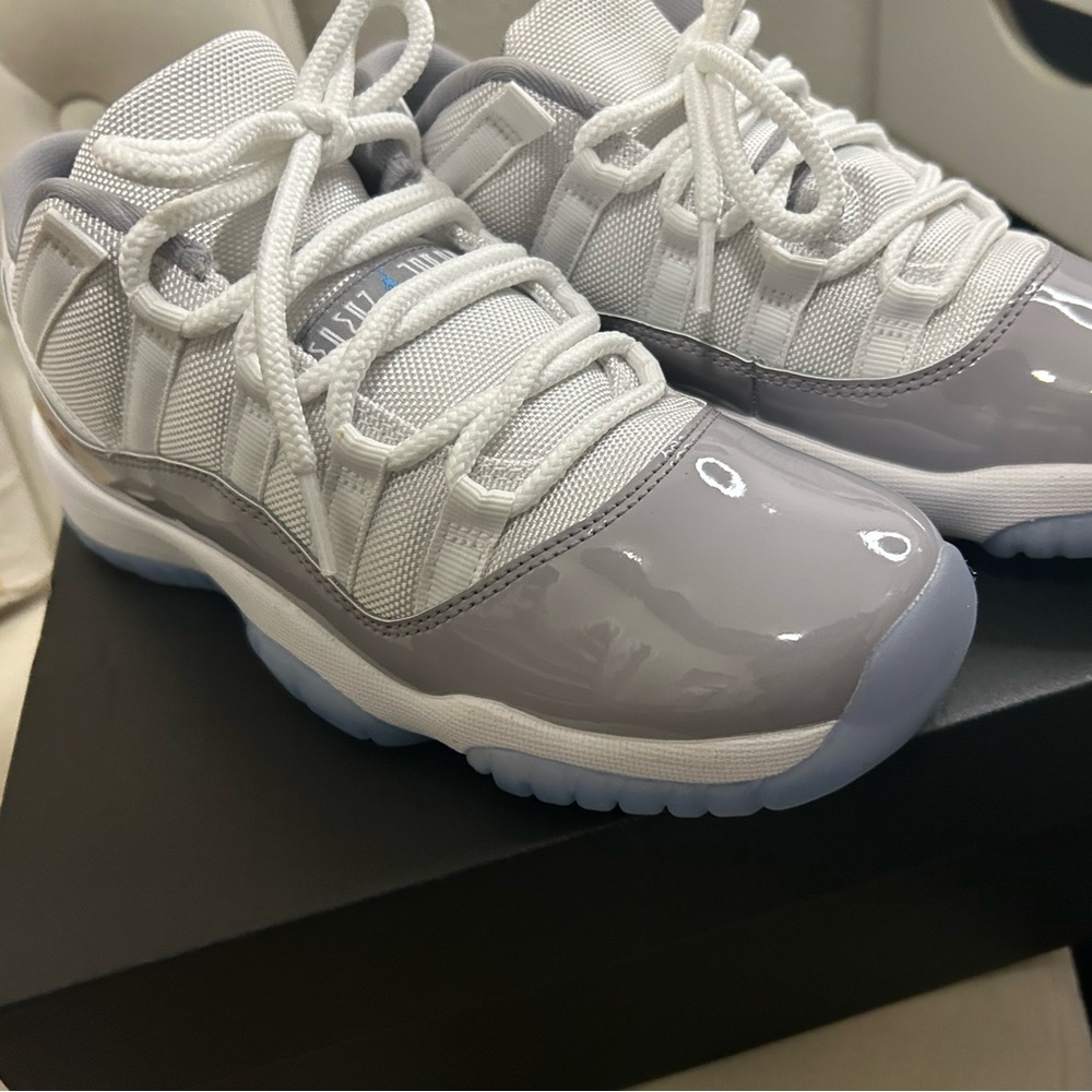 New never used Air Jordan 11 Retro Low GS 'Cement Grey'